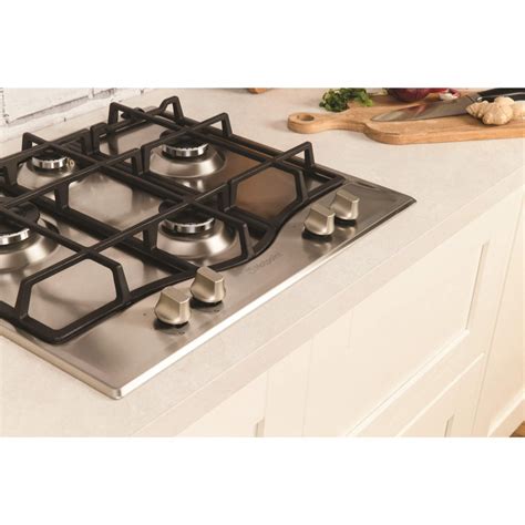 stainless steel gas hob cabinet|60cm gas hob stainless steel.